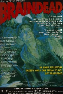 Braindead movie posters (1992) metal framed poster
