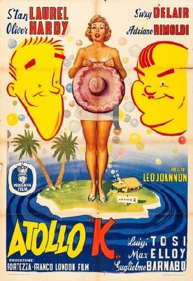Atoll K movie posters (1951) wooden framed poster