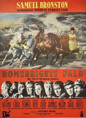 The Fall of the Roman Empire movie posters (1964) wooden framed poster