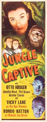 The Jungle Captive movie posters (1945) wood print