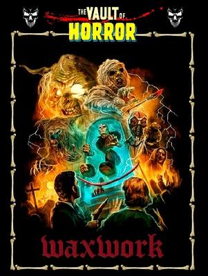 Waxwork movie posters (1988) metal framed poster
