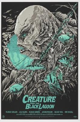 Creature from the Black Lagoon movie posters (1954) canvas poster