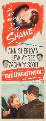 The Unfaithful movie posters (1947) tote bag