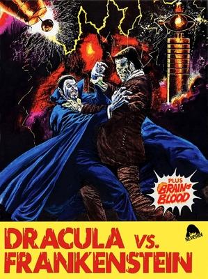 Dracula Vs. Frankenstein movie posters (1971) pillow