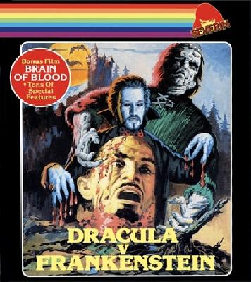 Dracula Vs. Frankenstein movie posters (1971) canvas poster