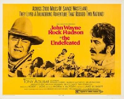 The Undefeated movie posters (1969) wood print