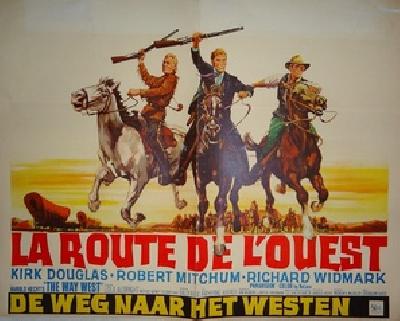 The Way West movie posters (1967) wooden framed poster