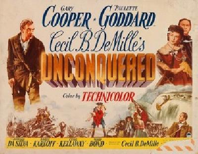 Unconquered movie posters (1947) t-shirt