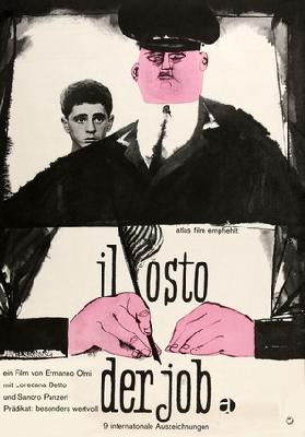 Il posto movie posters (1961) wood print