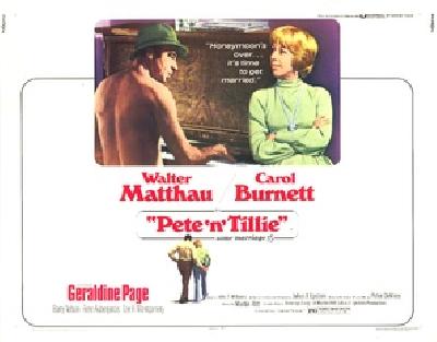 Pete 'n' Tillie movie posters (1972) poster