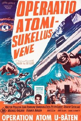 Voyage to the Bottom of the Sea movie posters (1961) metal framed poster