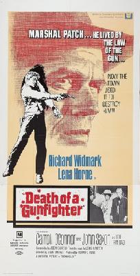 Death of a Gunfighter movie posters (1969) metal framed poster
