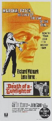 Death of a Gunfighter movie posters (1969) wood print