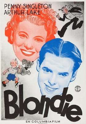 Blondie movie posters (1938) wood print