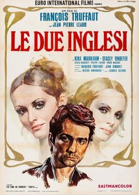 Deux anglaises et le continent, Les movie posters (1971) wooden framed poster