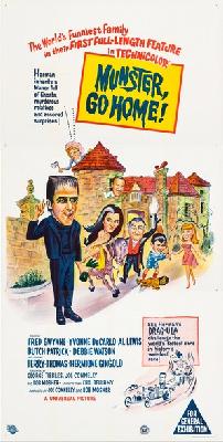 Munster, Go Home movie posters (1966) metal framed poster