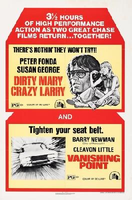 Dirty Mary Crazy Larry movie posters (1974) t-shirt