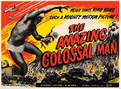 The Amazing Colossal Man movie posters (1957) pillow