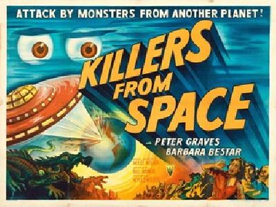 Killers from Space movie posters (1954) poster