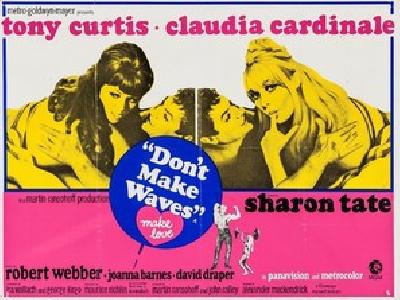 Don't Make Waves movie posters (1967) wooden framed poster