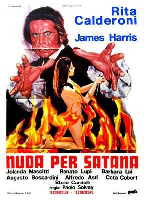 Nuda per Satana movie posters (1974) wooden framed poster