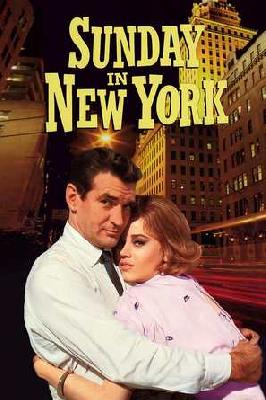 Sunday in New York movie posters (1963) canvas poster