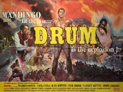 Drum movie posters (1976) metal framed poster
