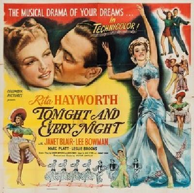 Tonight and Every Night movie posters (1945) metal framed poster