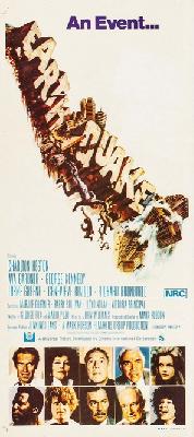 Earthquake movie posters (1974) wood print