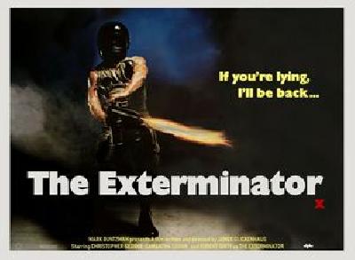 The Exterminator movie posters (1980) metal framed poster
