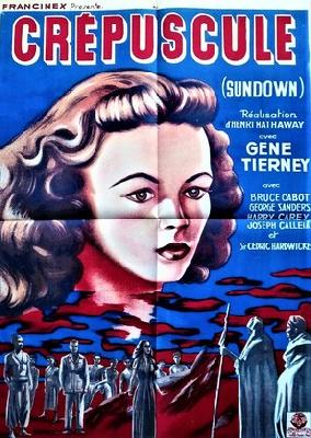 Sundown movie posters (1941) wooden framed poster