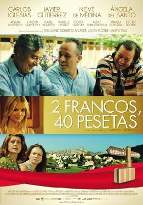 2 francos, 40 pesetas movie posters (2014) posters