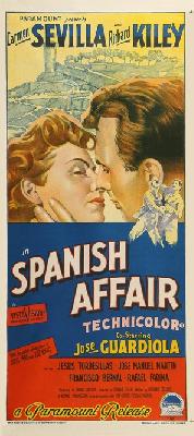 Spanish Affair movie posters (1957) poster with hanger