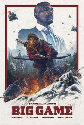 Big Game movie posters (2014) wood print