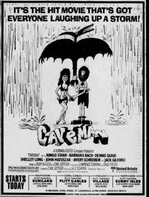 Caveman movie posters (1981) metal framed poster