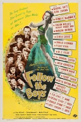 Follow the Boys movie posters (1944) wooden framed poster