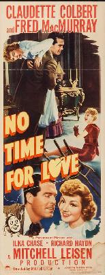 No Time for Love movie posters (1943) hoodie