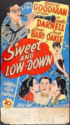 Sweet and Low-Down movie posters (1944) wooden framed poster