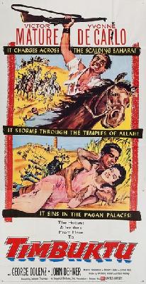 Timbuktu movie posters (1959) wooden framed poster