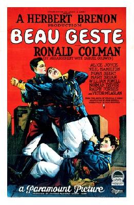 Beau Geste movie posters (1926) canvas poster