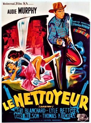Destry movie posters (1954) metal framed poster