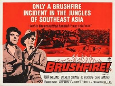 Brushfire movie posters (1962) wooden framed poster