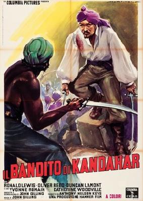 The Brigand of Kandahar movie posters (1965) metal framed poster