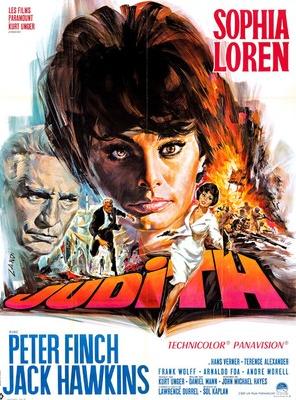 Judith movie posters (1966) wooden framed poster