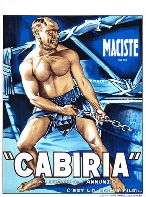 Cabiria movie posters (1914) poster with hanger