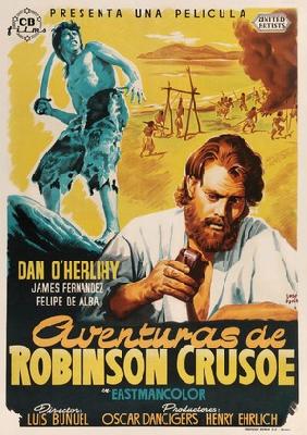 Robinson Crusoe movie posters (1954) poster with hanger