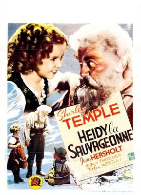 Heidi movie posters (1937) wooden framed poster