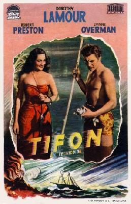 Typhoon movie posters (1940) wood print