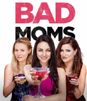 Bad Moms movie posters (2016) wood print