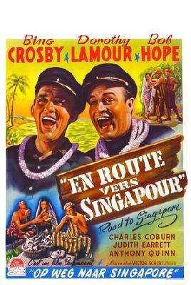 Road to Singapore movie posters (1940) pillow
